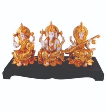 Gifting Variety of God Figures / Gift Exclusive LAXMI GANESH SARASWATI